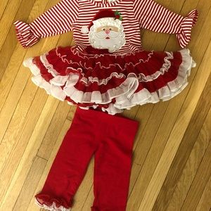 Rare Editions Baby Christmas Outfit 6M